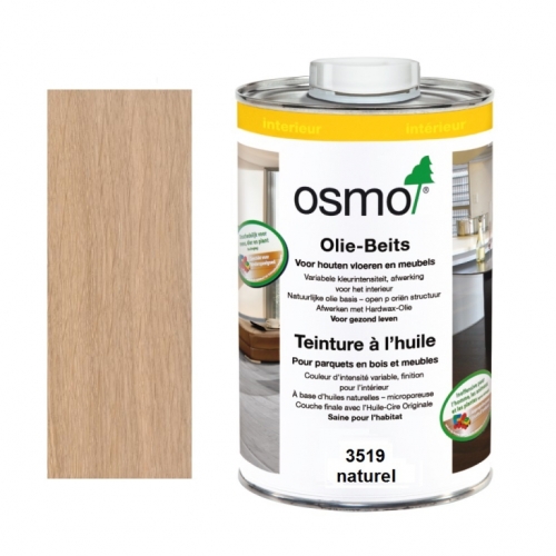 Teinture à l'huile OSMO naturel pour parquet et bois