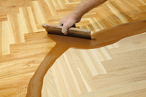 parquet ciré